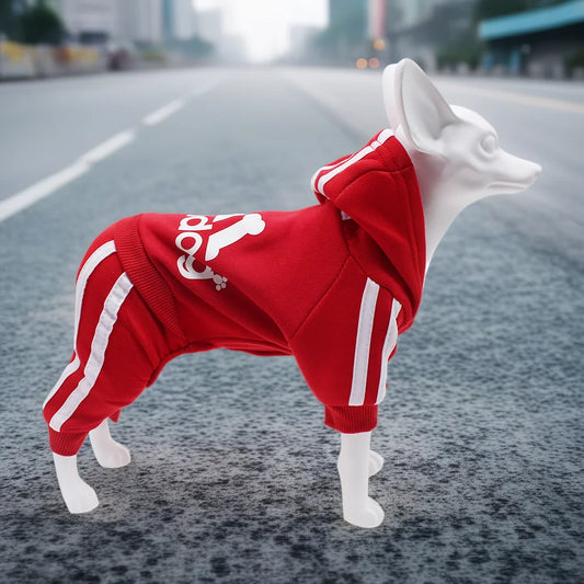 Adidog Dog Jumpsuit - Spring Sports Suit for Small Dogs - ZOOMNSTORE