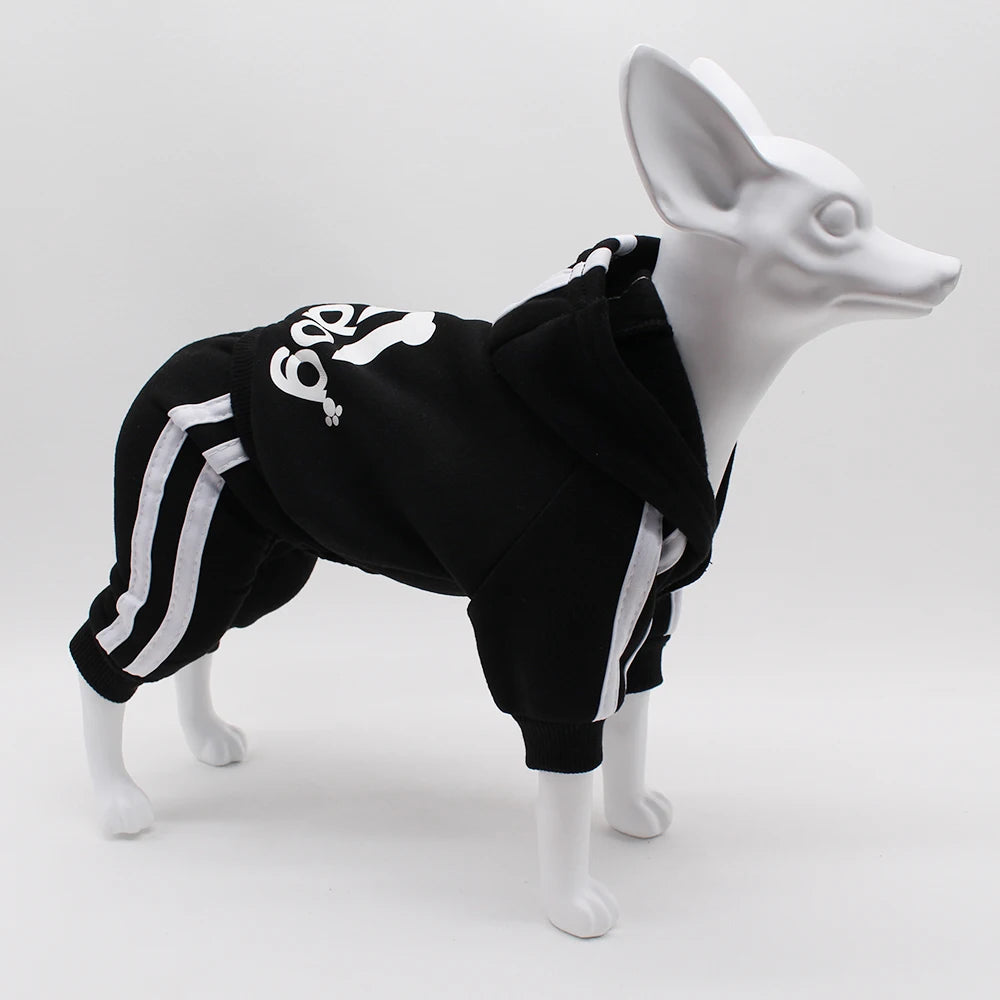 Adidog Dog Jumpsuit - Spring Sports Suit for Small Dogs - ZOOMNSTORE