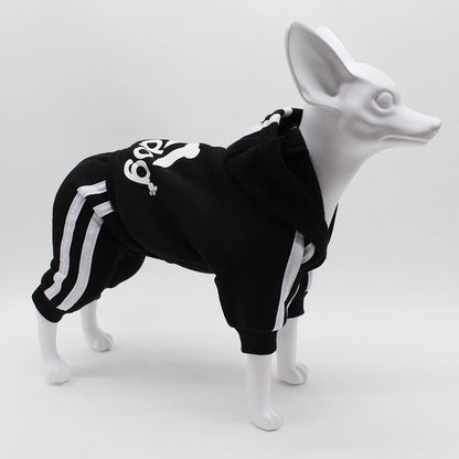 Adidog Dog Jumpsuit - Spring Sports Suit for Small Dogs - ZOOMNSTORE