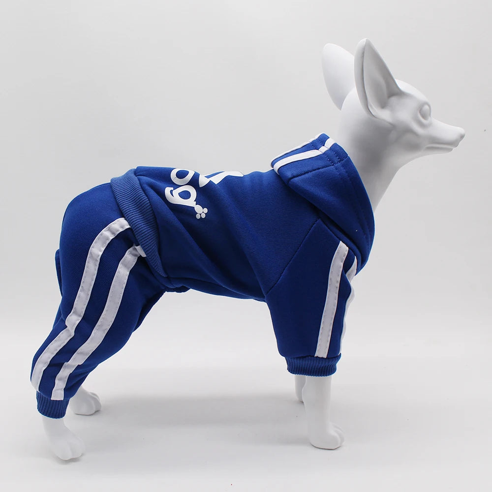 Adidog Dog Jumpsuit - Spring Sports Suit for Small Dogs - ZOOMNSTORE