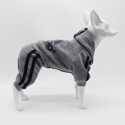 Adidog Dog Jumpsuit - Spring Sports Suit for Small Dogs - ZOOMNSTORE