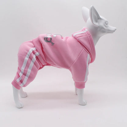 Adidog Dog Jumpsuit - Spring Sports Suit for Small Dogs - ZOOMNSTORE