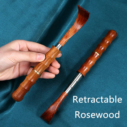 Adjustable Back Scratcher - Extendable Itch Remover & Wooden Claw Massager - ZOOMNSTORE