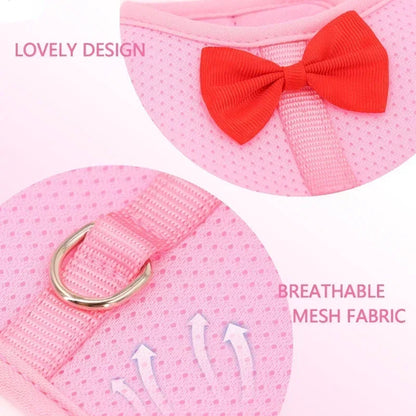 Adjustable Bunny Harness  Leash Set - Soft Vest for Small Pets Rabbits Ferrets Kittens - ZOOMNSTORE