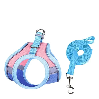 Adjustable Bunny Harness and Leash Set - Reflective Rabbit Vest for Walks - ZOOMNSTORE