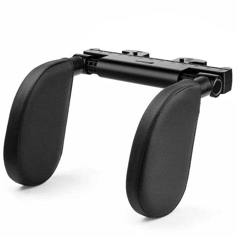 Adjustable Car Headrest – U Shaped Neck Pillow with Telescopic Side Support for Adults & Kids - ZOOMNSTORE