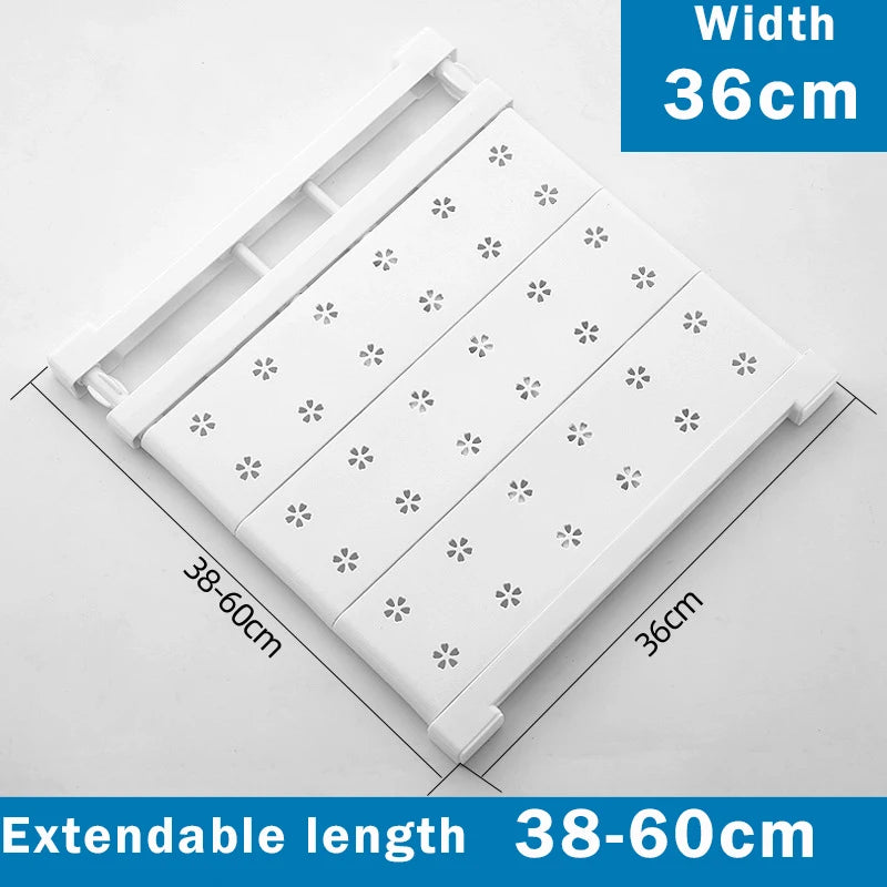 Adjustable Closet Organizer - Wall Mounted Rack With Strong Bearing Capacity - ZOOMNSTORE