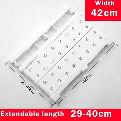 Adjustable Closet Organizer - Wall Mounted Rack With Strong Bearing Capacity - ZOOMNSTORE