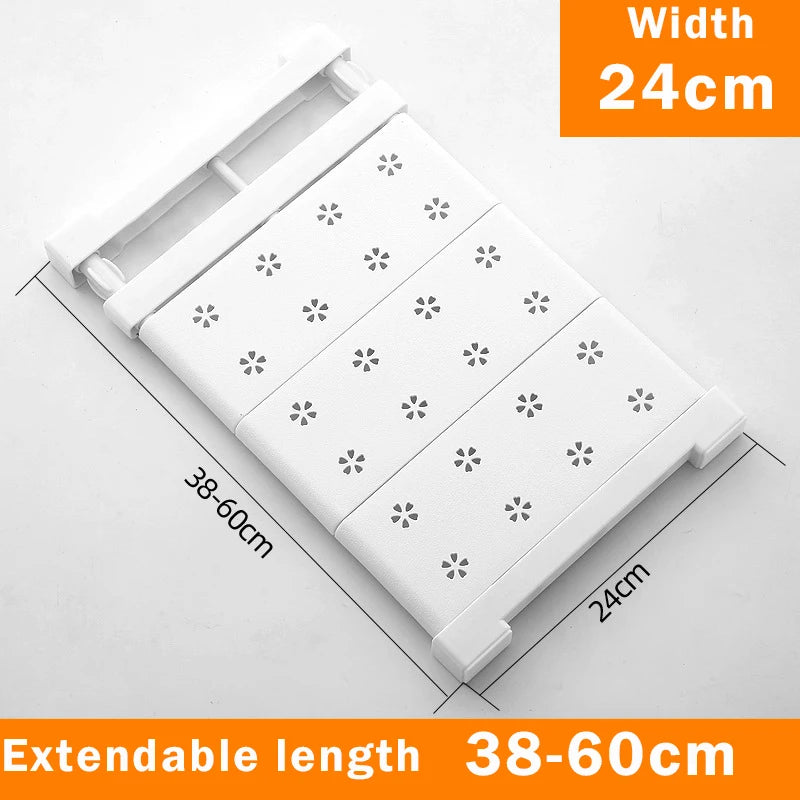 Adjustable Closet Organizer - Wall Mounted Rack With Strong Bearing Capacity - ZOOMNSTORE