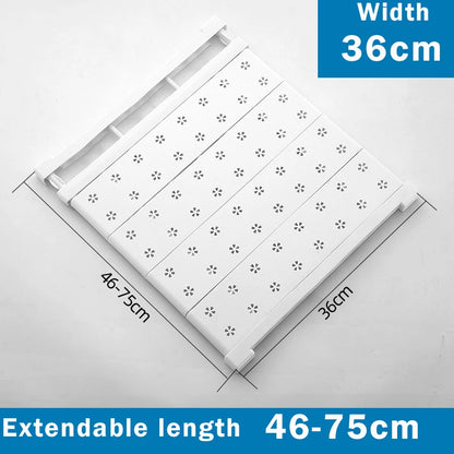 Adjustable Closet Organizer - Wall Mounted Rack With Strong Bearing Capacity - ZOOMNSTORE