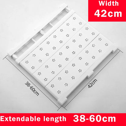 Adjustable Closet Organizer - Wall Mounted Rack With Strong Bearing Capacity - ZOOMNSTORE