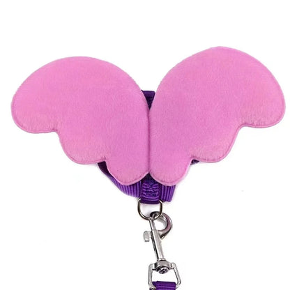 Adjustable Cute Duck Wing Pet Harness  Leash for Dogs and Cats - ZOOMNSTORE