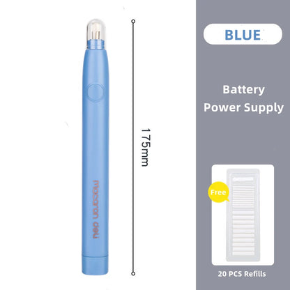 Deli Adjustable Electric Eraser for Sketch Drawing Erasing Writing with Rubber Refills Electric Rubber Pen School Pencil Eraser - ZOOMNSTORE