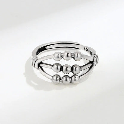 SMJEL Anti Stress Anxiety Ring Fidget Spinner Rings Adjustable for Women Rotating Freely Spinning Accessories Jewelry Gifts - ZOOMNSTORE