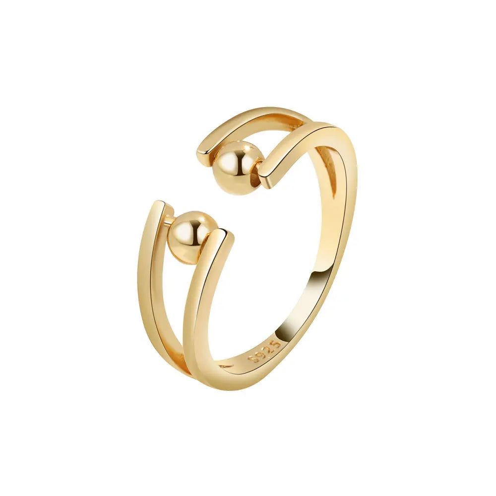 SMJEL Anti Stress Anxiety Ring Fidget Spinner Rings Adjustable for Women Rotating Freely Spinning Accessories Jewelry Gifts - ZOOMNSTORE