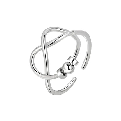 SMJEL Anti Stress Anxiety Ring Fidget Spinner Rings Adjustable for Women Rotating Freely Spinning Accessories Jewelry Gifts - ZOOMNSTORE