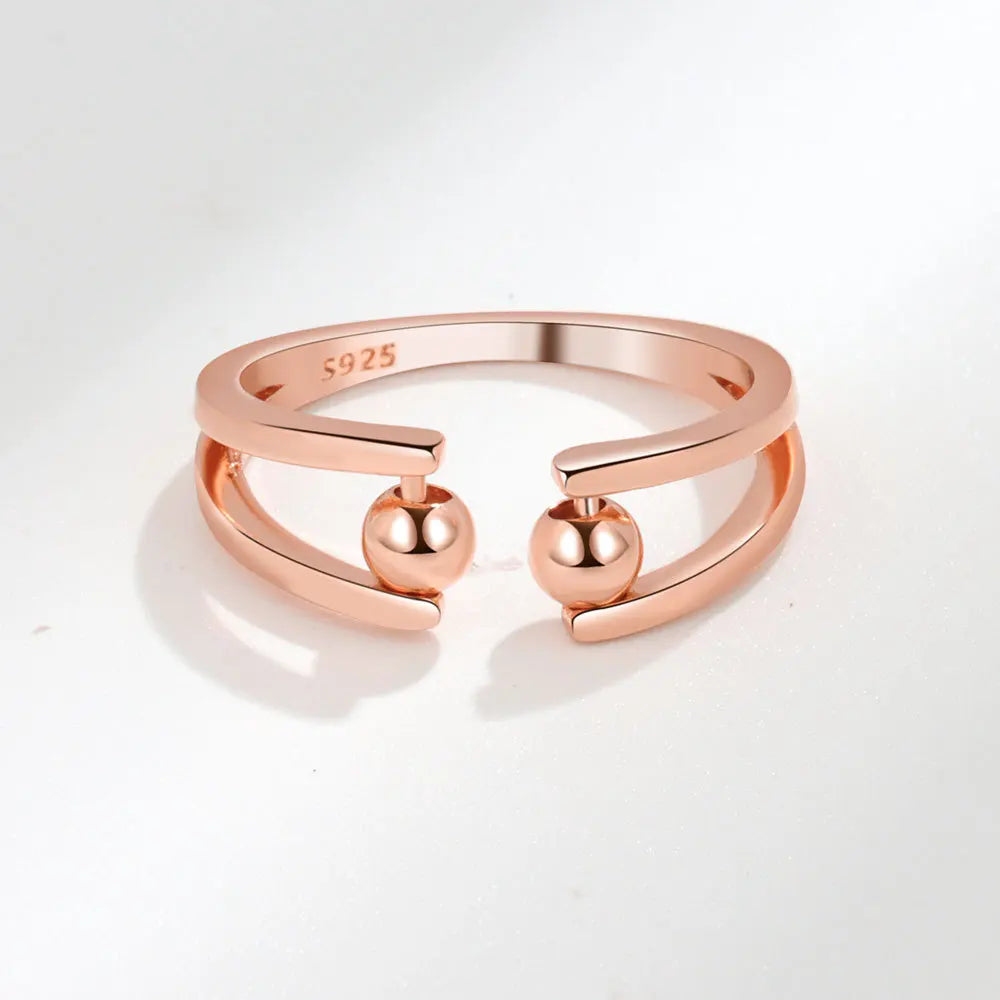 SMJEL Anti Stress Anxiety Ring Fidget Spinner Rings Adjustable for Women Rotating Freely Spinning Accessories Jewelry Gifts - ZOOMNSTORE
