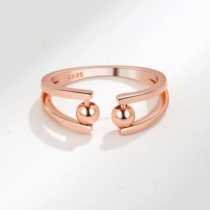 SMJEL Anti Stress Anxiety Ring Fidget Spinner Rings Adjustable for Women Rotating Freely Spinning Accessories Jewelry Gifts - ZOOMNSTORE