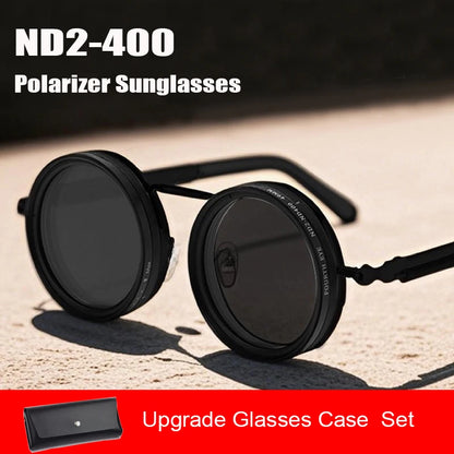 Adjustable Fishing Sunglasses – Polarized ND Filter Glasses With UV Protection Case - ZOOMNSTORE