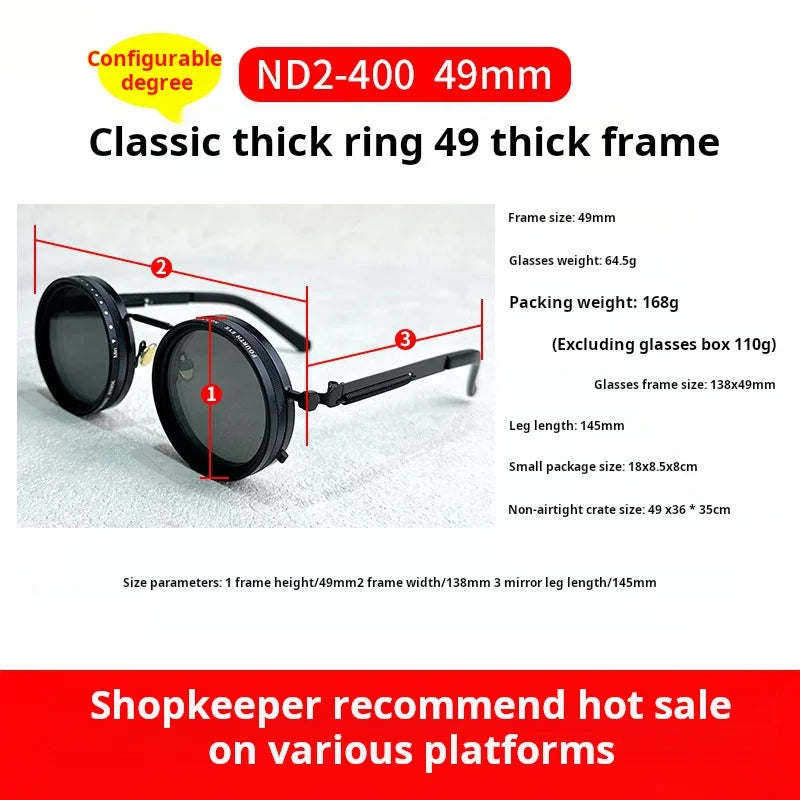 Adjustable Fishing Sunglasses – Polarized ND Filter Glasses With UV Protection Case - ZOOMNSTORE