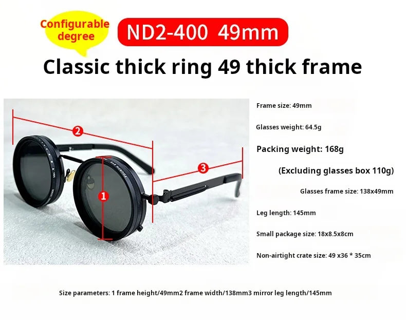 Adjustable Fishing Sunglasses – Polarized ND Filter Glasses With UV Protection Case - ZOOMNSTORE