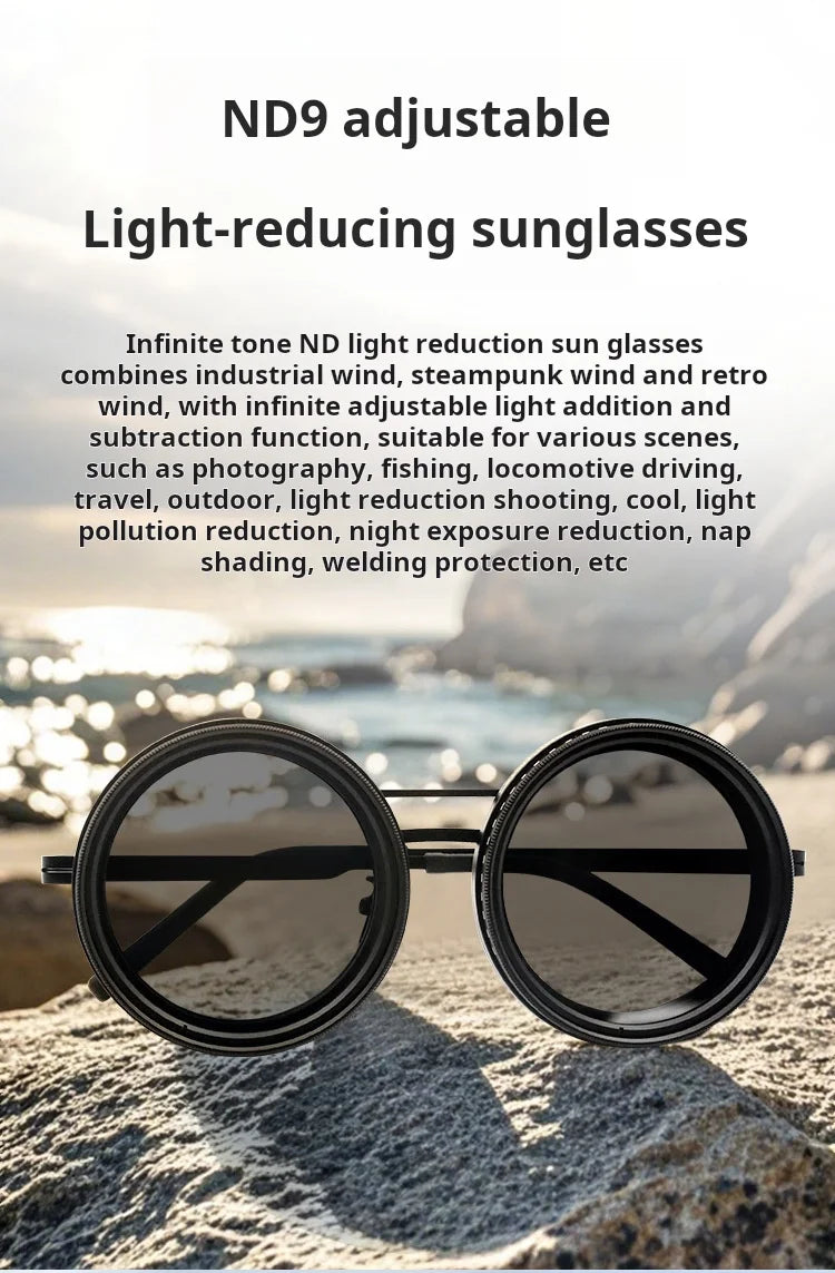 Adjustable Fishing Sunglasses – Polarized ND Filter Glasses With UV Protection Case - ZOOMNSTORE