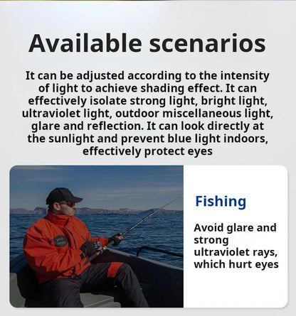 Adjustable Fishing Sunglasses – Polarized ND Filter Glasses With UV Protection Case - ZOOMNSTORE