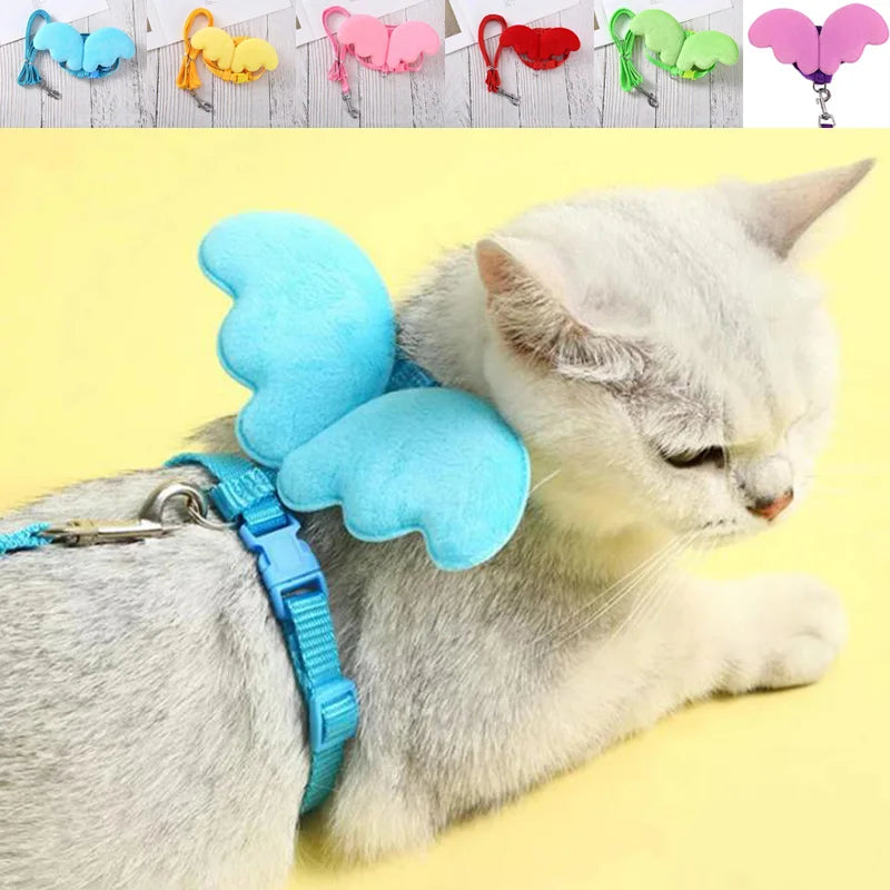 Adjustable Cute Duck Wing Pet Harness  Leash for Dogs and Cats - ZOOMNSTORE