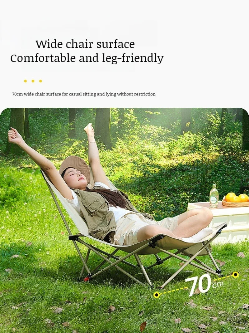 Adjustable Portable Office Stool - Folding Camping Fishing Leisure Chair - ZOOMNSTORE