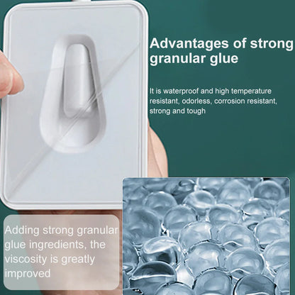 Adjustable 360 Shower Head Holder - Self-Adhesive Wall Mount Bracket with Hooks for Bathroom - ZOOMNSTORE