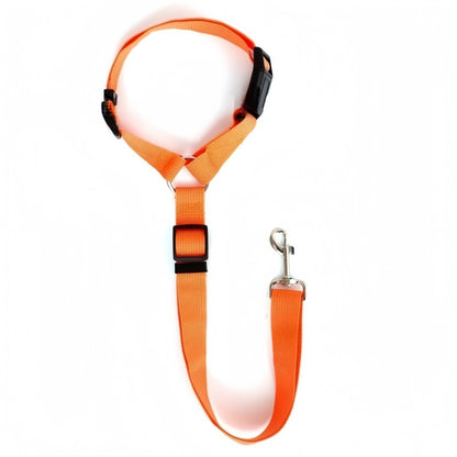 Adjustable Two-in-One Pet Car Seat Belt and Leash - Nylon Safety Harness for Dogs - ZOOMNSTORE