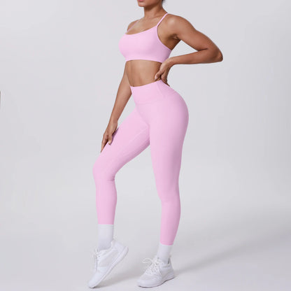 Women's Yoga Suit – Seamless Sports Bra & High Waist Leggings | Breathable Quick Dry Activewear
