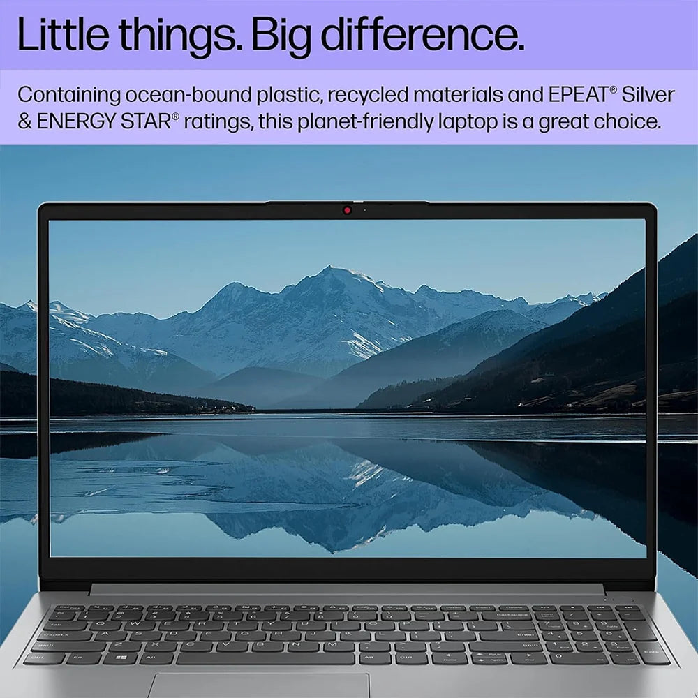 Lenovo Ideapad Laptop - 15.6 Inch Business Laptop | Intel Celeron Dual Core, Up to 20GB RAM, 128GB eMMC + 1TB PCIe SSD