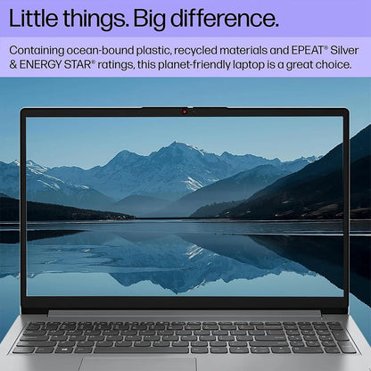 Lenovo Ideapad Laptop - 15.6 Inch Business Laptop | Intel Celeron Dual Core, Up to 20GB RAM, 128GB eMMC + 1TB PCIe SSD