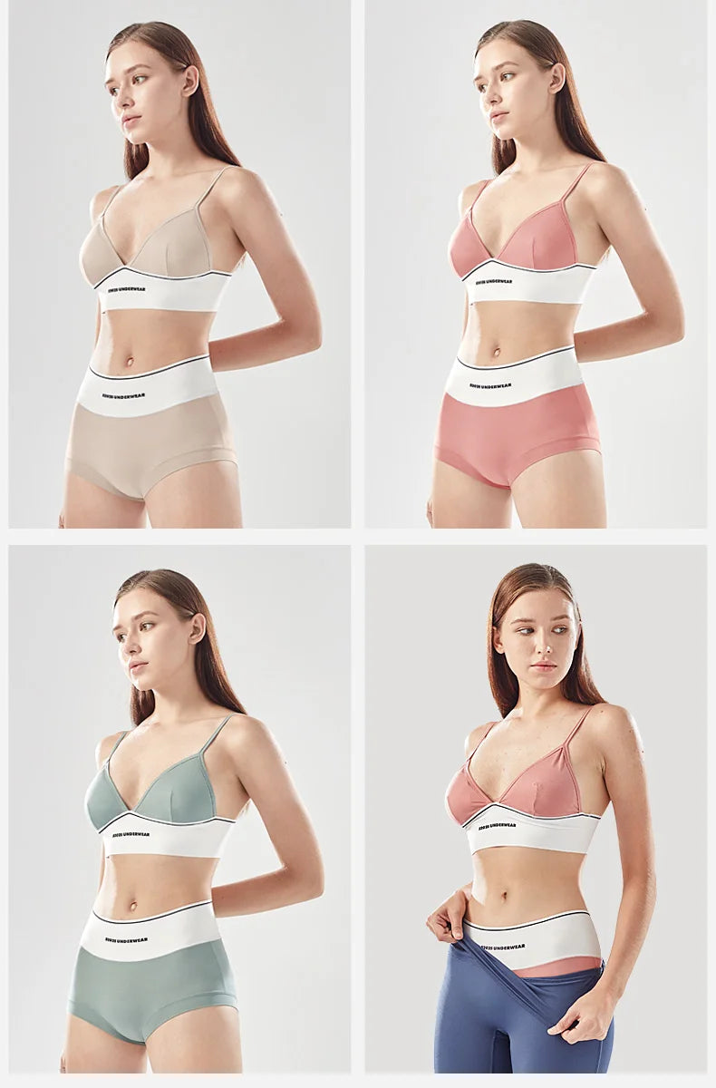 52025 Women's High-Waist & Mid-Waist Briefs – Ultra-Soft Modal Panties with Gentle Shaping, Silky Feel and Barely-There Comfort
