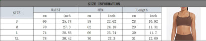 2PCS Yoga Clothes  Halter Yoga Top Set Fitness Gym Suit Crossover Back Sports Underwear Workout Gym Shorts Fitness High Waist