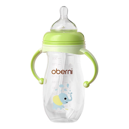 Oberni 150ml+180ml PPSU Imitated Breast Baby Milk Bottle set Anti bloating 0-6 Newborn Baby Bottle With Resistant to Falling
