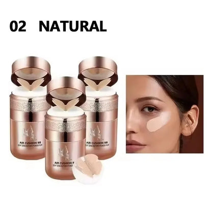 Air Cushion BB Cream - Moisturizing Foundation  Concealer with Oil Control  Waterproof Formula - ZOOMNSTORE