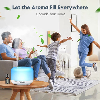 Air Humidifier Diffuser - 500ML Ultrasonic Essential Oil Aroma USB Mini Humidifier - ZOOMNSTORE