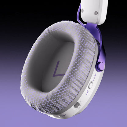 Akko GH300 Gaming Wireless Headphone with Mic Over-Ear Headset 7.1 Virtual Surround Sound Quad-Mode Head-mounted for Music Game