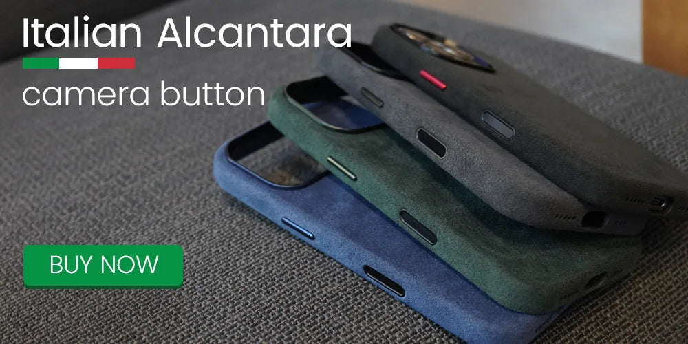 Luxury Magnetic Alcantara Case for iPhone 17161514 Pro Max - Suede Leather Supercar Design - ZOOMNSTORE