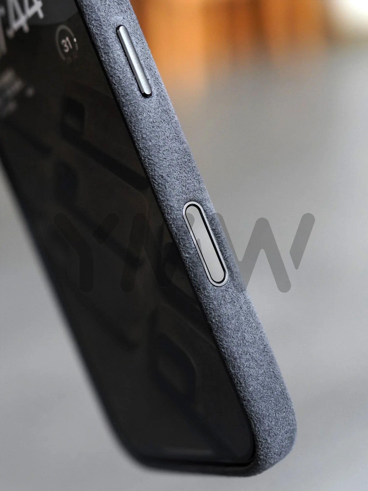 Luxury Magnetic Alcantara Case for iPhone 17161514 Pro Max - Suede Leather Supercar Design - ZOOMNSTORE