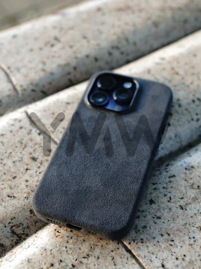 Luxury Magnetic Alcantara Case for iPhone 17161514 Pro Max - Suede Leather Supercar Design - ZOOMNSTORE