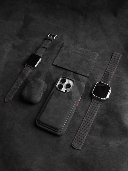 Luxury Magnetic Alcantara Case for iPhone 17161514 Pro Max - Suede Leather Supercar Design - ZOOMNSTORE