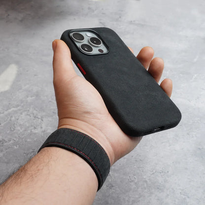 Luxury Magnetic Alcantara Case for iPhone 17161514 Pro Max - Suede Leather Supercar Design - ZOOMNSTORE