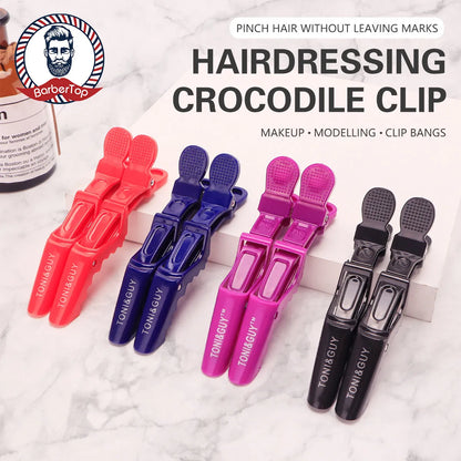 Alligator Hair Clip - 6PCS Professional Hairdressing Clamps & Plastic Hair Claw Set - ZOOMNSTORE