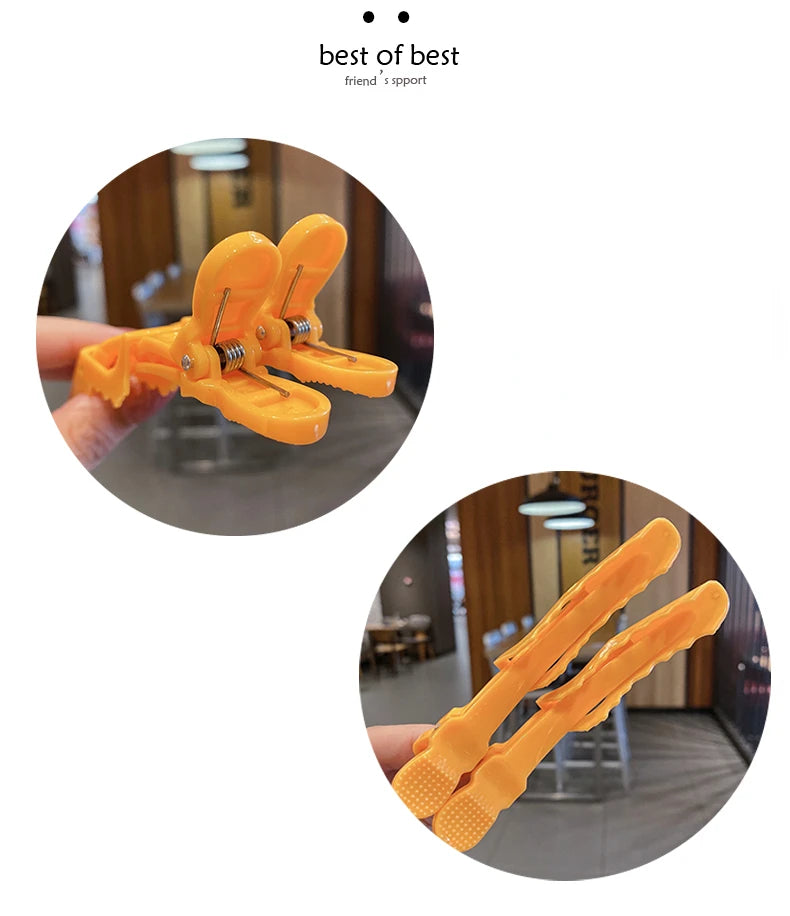 Alligator Hair Clips – Colorful Hair Clip Clamps Set | Professional Salon Hairpins - ZOOMNSTORE