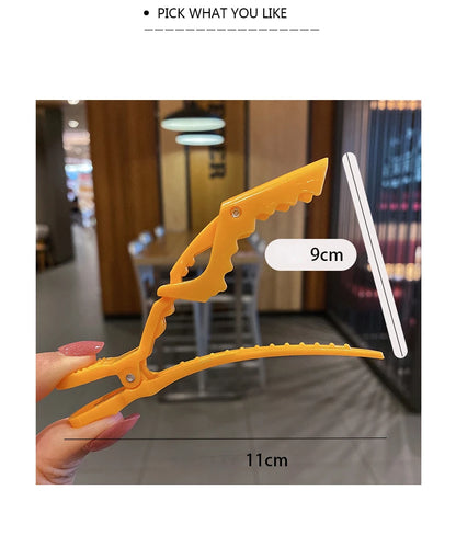 Alligator Hair Clips – Colorful Hair Clip Clamps Set | Professional Salon Hairpins - ZOOMNSTORE