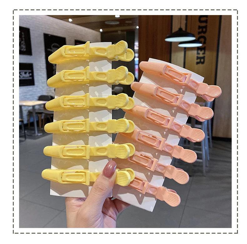 Alligator Hair Clips – Colorful Hair Clip Clamps Set | Professional Salon Hairpins - ZOOMNSTORE