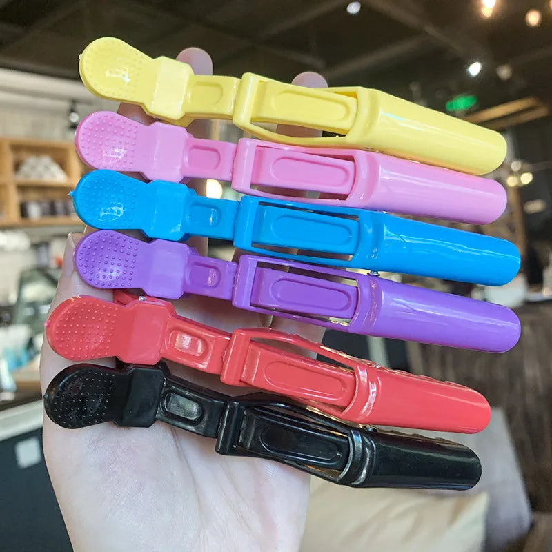 Alligator Hair Clips – Colorful Hair Clip Clamps Set | Professional Salon Hairpins - ZOOMNSTORE